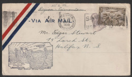1930, First Flight Cover, Regina-Edmonton - Erst- U. Sonderflugbriefe