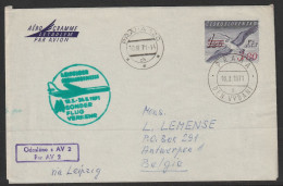 1971, Sonderflug, Praha-Antwerpen - Posta Aerea