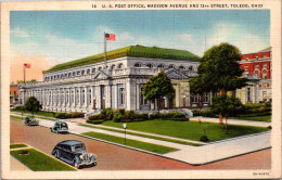 Ohio Toledo Post Office Madison Avenue And 13th Street Curteich - Toledo