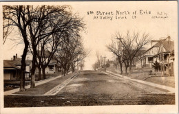 Iowa Mt Valley 8th Street North Of Erie 1910 Real Photo - Altri & Non Classificati