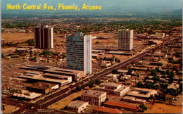 Arizona Phoenix Aerial View Showing North Central Avenue - Phönix