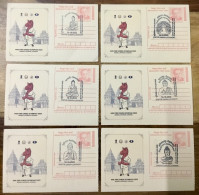 Spl Postmark On Set Of Postcards BUDDHISM BUDDHA Theme Official Issued / Religion Chess FIDE - Buddismo