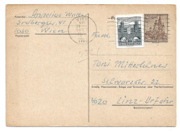 0401j: Österreichs Mariazell- Postkarte ANK 350, Gelaufen 1967; Text Angekündigte Türkei- Reise, Günstiges Wildleder Etc - Covers & Documents