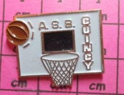 2619  Pin's Pins / Beau Et Rare / SPORTS / BASKET-BALL CLUB ASB CUINCY - Baloncesto