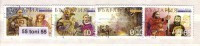 2001 History - "Founders Of The Bulgarian Country" 4v.- Used/oblitere (O) BULGARIA / Bulgarie - Usati