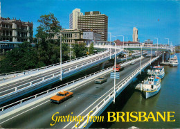 CPSM Greetings From Brisbane-Beau Timbre    L2323 - Brisbane