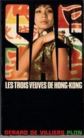 S.A.S N°12 Les Trois Veuves De Hong-Kong   Gérard De Villiers Chez Plon Edition 1968 Livraison Suivie, Gratuite. - SAS