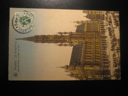 BRUXELLES Brussels Grand Place Hotel De Ville 1930 Cancel BELGIUM Postcard - Marktpleinen, Pleinen