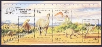 Australie - Australia 1993 Yvert BF 21, Prehistorical Animals, Dinosaurs, Overprinted Sydney - Miniature Sheet - MNH - Blocs - Feuillets