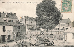 Le Poiré Sur Vie * 1906 * La Place Publique * Charron Machines Agricoles ? * Villageois - Poiré-sur-Vie