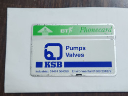 United Kingdom-(BTP282)-KSB PUMPS & Valves-(302)(10units)(410L37596)(tirage2.000)(Price Cataloge-5.00£-mint) - BT Emissions Privées