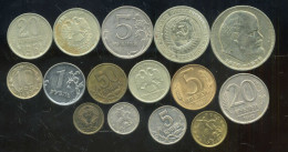 RUSSIE  Lot De 15  Monnaies  (  291 ) - Vrac - Monnaies