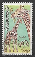 TCHECOSLOVAQUIE    -     GIRAFES   -    Oblitéré - Giraffes