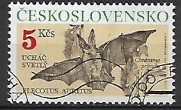 TCHECOSLOVAQUIE    -     CHAUVE  SOURIS   -    Oblitéré - Murciélagos