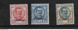 Eritrea Serie Completa Francobolli 1926 Nuova Colonie Italiane (s.24 Sassone 3 Val.vedi Retro) - Eritrea