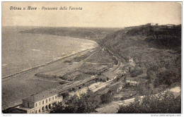 ABRUZZO-CHIETI-ORTONA  A MARE VEDUTA PANORAMA DELLA FERROVIA  ANNI 20 - Altri & Non Classificati