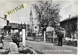 Friuli Venezia Giulia-gorizia-s.martino Del Carso Frazione Di Sagrado Veduta Via Contadino Lapide  Chiesa Case Anni 50 - Andere & Zonder Classificatie