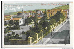 CALABRIA-REGGIO CALABRIA-REGGIO CALABRIA VEDUTA VILLA UMBERTO I  SALUTI DA R.CALABRIA - Reggio Calabria