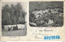 Toscana-pistoia-maresca Vedute Primissimi 900 La Piazza Animata Panorama Cittadino - Otros & Sin Clasificación