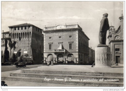 Emilia Romagna-ravenna-lugo Piazza F.baracca Monumento Veduta Particolare Anni 50 - Other & Unclassified