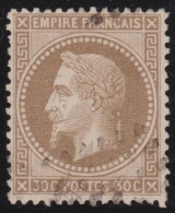 France  .  Y&T   .   30     .     O   .    Oblitéré - 1863-1870 Napoléon III Lauré