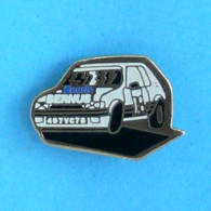 1 PIN'S //   ** RALLYE / PEUGEOT 205 GTI / ÉCURIE BERNUS ** - Peugeot