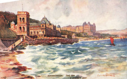 ROYAUME UNI - Scarborough - The Spa A Breezy Day - Colorisé - Carte Postale Ancienne - Scarborough