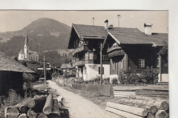 D2810) KIRCHBERG - Pension ALPENBLICK - Straße Mit Haus Details Richtung Kirche 1956 - Kirchberg