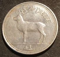 IRLANDE - EIRE - 1 LIVRE 1990 - KM 27 - Cerf élaphe - IRELAND - ( Punt - Pound ) - Irlande