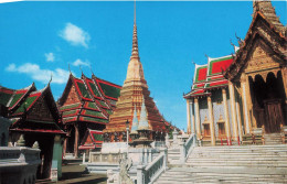 THAILAND - Bangkok - Inside The Emerald Buddha Temple - Colorisé -  Carte Postale Ancienne - Tailandia