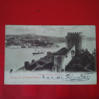 SALUT DE CONSTANTINOPLE PAIRE DE TIMBRE CACHET STAMBOUL - Turquia