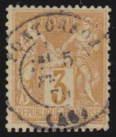 France  .  Y&T   .   86    .     O   .    Oblitéré - 1876-1898 Sage (Type II)