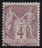 France  .  Y&T   .   88     .     O   .    Oblitéré - 1876-1898 Sage (Tipo II)