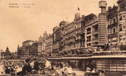 BELGIQUE - Ostende - Digue De Mer - Animé -  Carte Postale Ancienne - Oostende