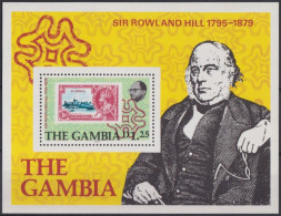 F-EX42625 GAMBIA MNH 1979 ROWLAND HILL CENTENARY OF DEATH. - Rowland Hill