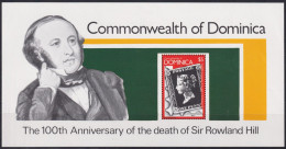 F-EX41911 DOMINICA MNH 1979 ROWLAND HILL CENTENARY OF DEATH. - Rowland Hill