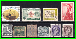 CANADA ( AMERICA DEL NORTE ) LOTE DE SELLOS  DIFERENTES AÑOS Y VALORES - Collections