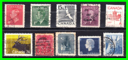 CANADA ( AMERICA DEL NORTE ) LOTE DE SELLOS  DIFERENTES AÑOS Y VALORES - Collections