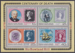 F-EX42347 BAHAMAS MNH 1979 ROWLAND HILL CENTENARY OF DEATH PRESS & MAIL SHIP - Rowland Hill