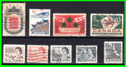 CANADA ( AMERICA DEL NORTE ) LOTE DE SELLOS  DIFERENTES AÑOS Y VALORES - Collections