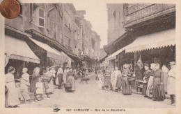 87 - Carte Postale Ancienne De  LIMOGES   Rue De La Boucherie - Limoges