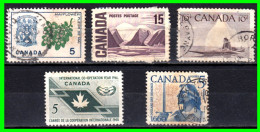 CANADA ( AMERICA DEL NORTE ) LOTE DE SELLOS  DIFERENTES AÑOS Y VALORES - Collections