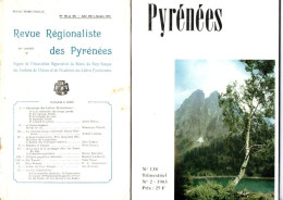 LIVRE . " REVUE RÉGIONALISTE DES PYRÉNÉES . BÉARN PAYS BASQUE " & " BULLETIN PYRÉNÉEN . LES ENCANTATS " - Réf. N°232L - - Non Classés