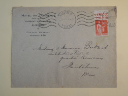 BX11 FRANCE  BELLE   LETTRE HOTEL DU COMMERCE RR 1927   PUB PETROLE HAHN  + A MONTELIMAR  +AFF. INTERESSANT +++ - Cartas & Documentos