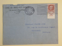 BX11 FRANCE  BELLE   LETTRE  1943 +SERVICE T.P DES COLONIES LYON +PETAIN +A DONNER ENFANTS +++ - Briefe U. Dokumente