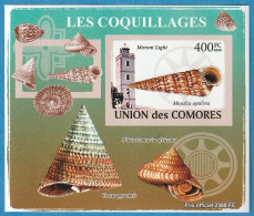 Phares/ Lighthouses - Les Coquillages -|- Union Des Comores, 2009 - MNH . Imperforated - Comores (1975-...)