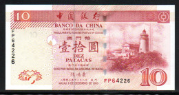 216-Macao Banco Da China 10 Patacas 2003 FP642 Neuf/unc - Macau