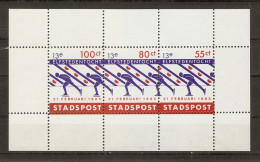 Pays-Bas 1985 - Local Mail - Stadspost - 13e Elfstedentocht  - Bloc 3 MNH - Cities Skating Contest - Patinage, Skating - Otros & Sin Clasificación