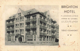 BELGIQUE - Le Zoute - Brighton Hôtel - M LeGrand Le Pièce - Avenue Du Littoral - Carte Postale Ancienne - Brugge