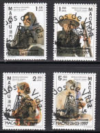 Macau 1997 Boat People Set Of 4 CTO Used - Usados